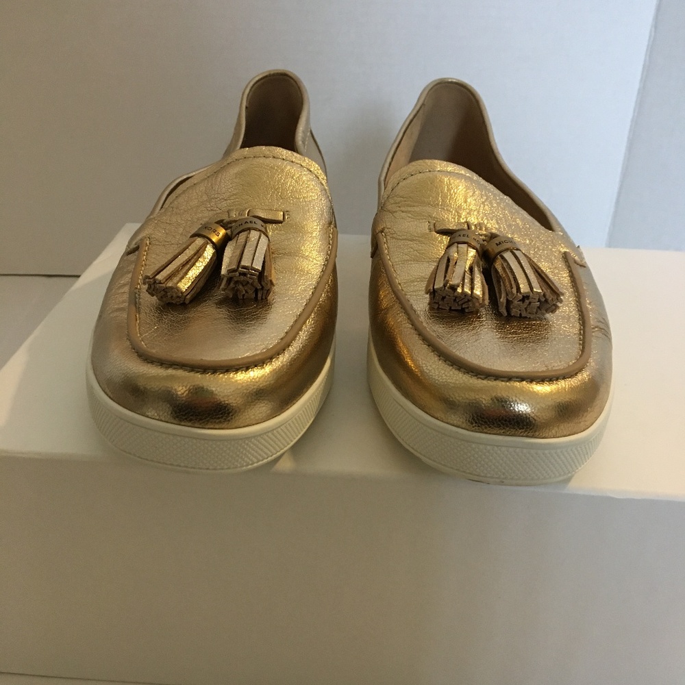 New MICHAEL KORS Leather slip on Sneakers